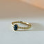 Caes sapphire september birthstone ring 14k gold