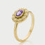 Cami amethyst february birthstone ring 14k gold