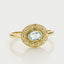 Cami aquamarine march birthstone ring 14k gold
