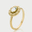 Cami aquamarine march birthstone ring 14k gold