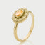 Cami citrien november birthstone ring 14k goud
