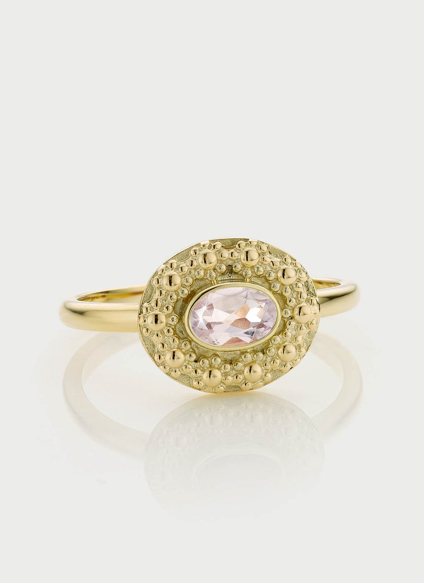 Cami moonquartz june birthstone ring 14k gold