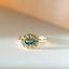 Cami london blue topaas ring 14k goud