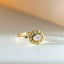 Cami moissanite april birthstone ring 14k gold