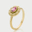 Cami rhodolite ring 14k gold