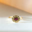 Cami robijn juli birthstone ring 14k goud
