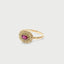 Cami robijn juli birthstone ring 14k goud