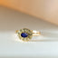 Cami sapphire september birthstone ring 14k gold