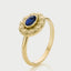 Cami sapphire september birthstone ring 14k gold