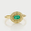 Cami smaragd mei birthstone ring 14k goud