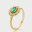 Cami emerald may birthstone ring 14k gold