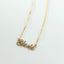Carrie name necklace 14k gold