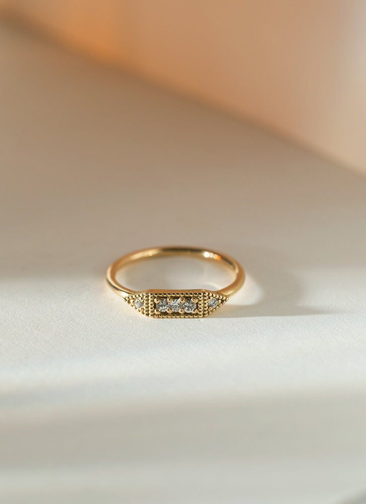 Ciri diamant ring 14k goud