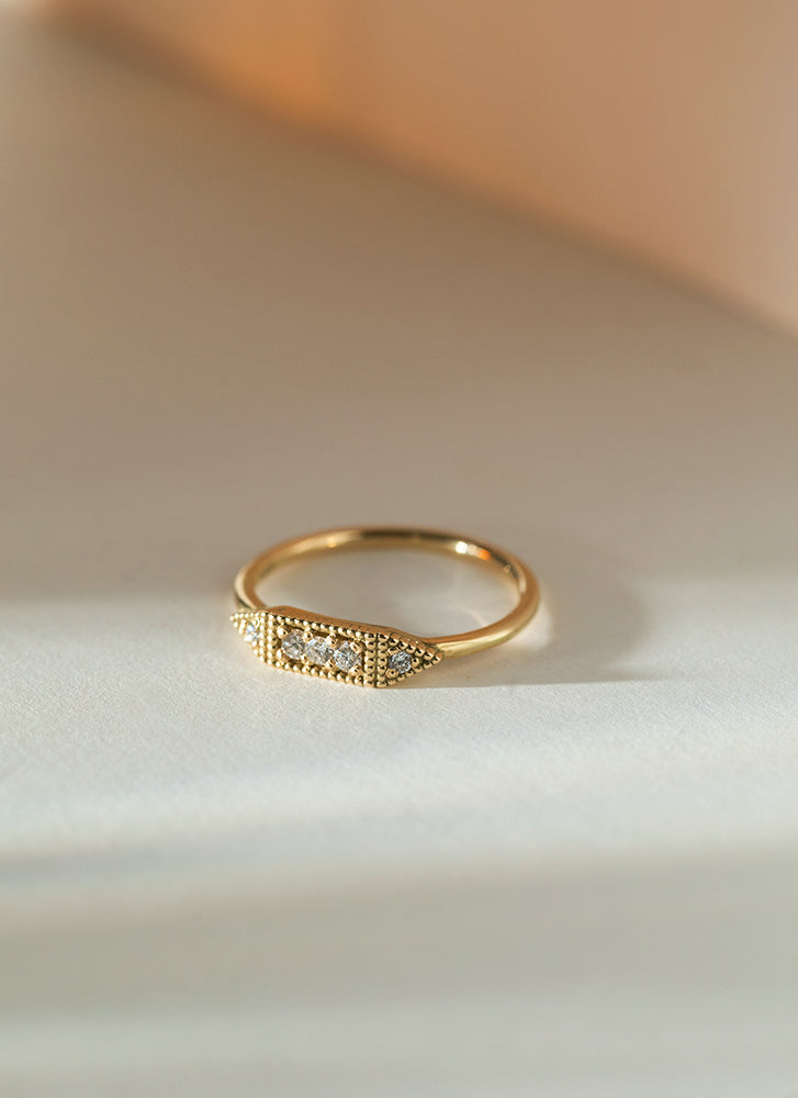 Ciri diamant ring 14k goud