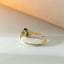 Dakota diamond tsavorite ring 14k gold