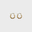 Donna lapide earrings 14k gold