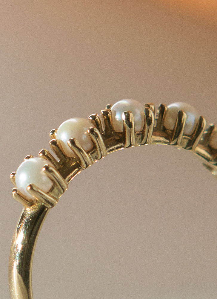 Fallon parel ring 14k gold