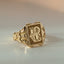 Freya love signet ring 14k gold