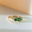 Frida tsavorite ring 14k gold
