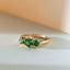 Frida tsavorite ring 14k gold