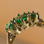 Frida tsavorite ring 14k gold
