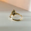 Galaxy diamond iolite ring 14k gold