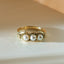 Hedy white pearl ring 14k gold