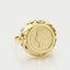 Jacky dollar ring 14k gold