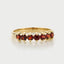 James garnet ring 14k gold
