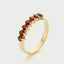 James garnet ring 14k gold