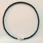 Jane lapis lazuli necklace with front lock 14k gold