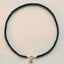 Jane lapis lazuli necklace with front lock 14k gold