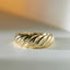 Janou croissant large ring 14k goud