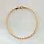 Jasseron 3.3mm bracelet 14k gold
