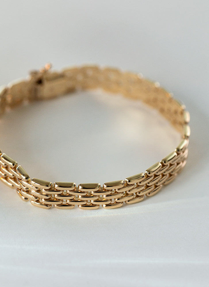 Joanna rolex chain bracelet 14k gold