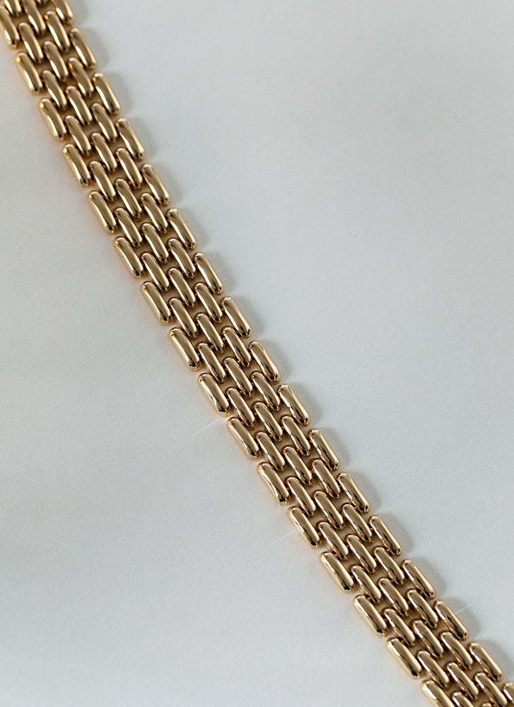 Joanna rolex chain bracelet 14k gold