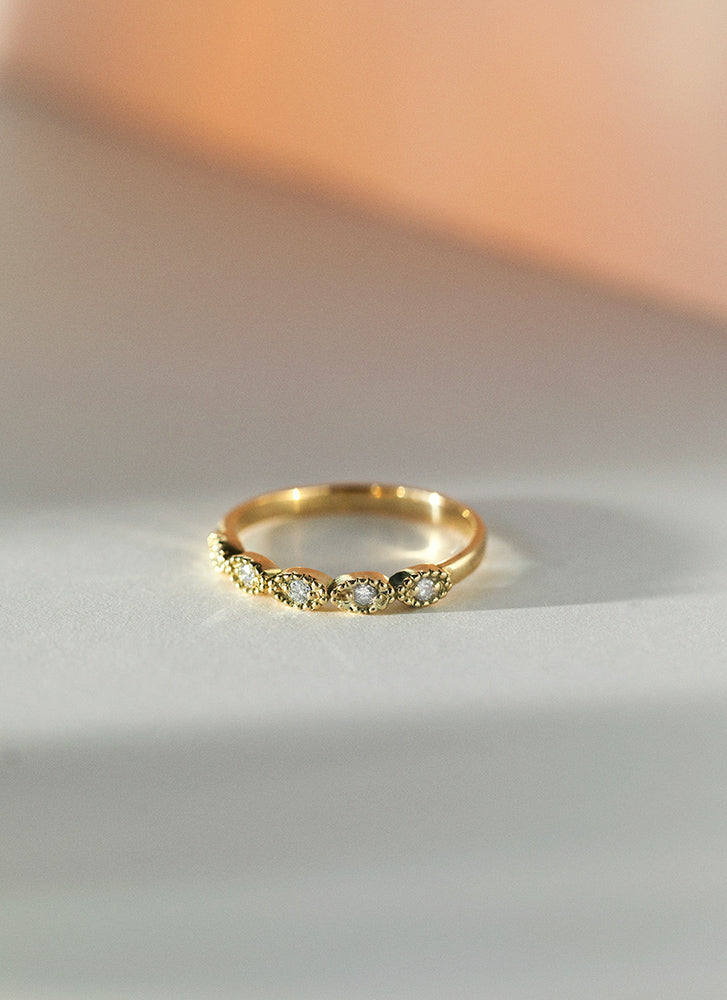 Joshi's sister diamond ring 14k gold