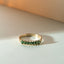 Jumi chrome diopside ring 14k gold
