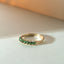 Jumi chrome diopside ring 14k gold