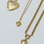 Libby peridot august birthstone charm 14k gold