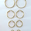 Logan hoop earrings 14k gold
