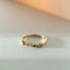 Loki diamond emerald ring 14k gold