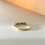 Loki diamond emerald ring 14k gold
