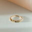 Loki diamant saffier ring 14k goud