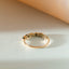 Loki diamond sapphire ring 14k gold