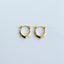 Malala lapide earrings 14k gold