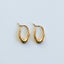Marie oval earrings 14k gold