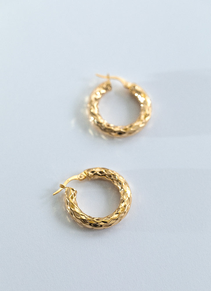 Marni earrings 14k gold