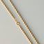 Rope necklace 14k gold
