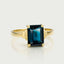 Rue topaz london blue ring 14k gold